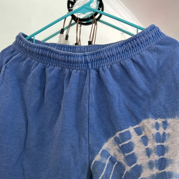 Sweat pants with spider web on each leg.  Comfortable and soft,  cotton - Picture 3 of 5